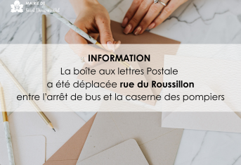 Boite aux lettres rue du Roussillon