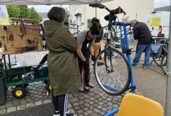 Mai à vélo